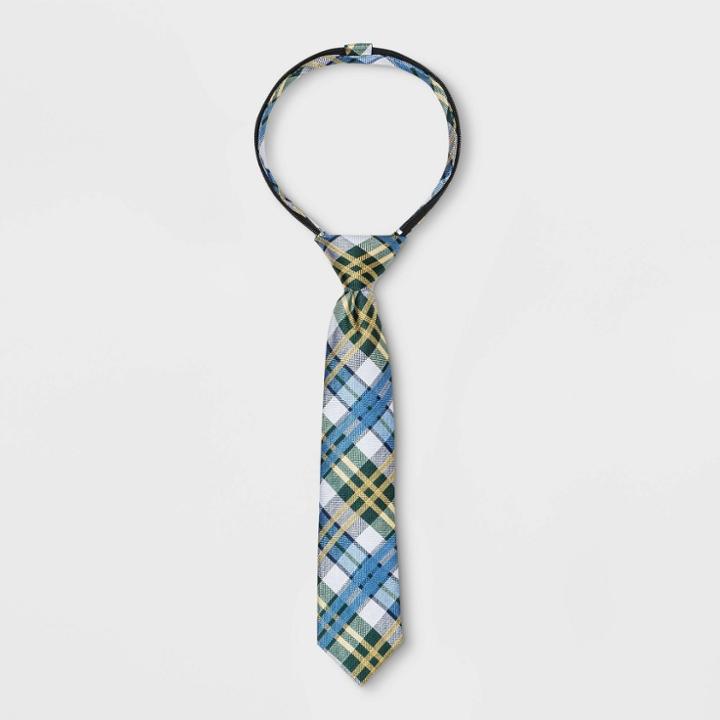 Boys' Grand Solid Ties - Cat & Jack Blue S/m, Boy's, Size: