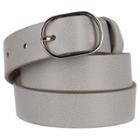 Women's Snake Skin Oval Buckle - A New Day Gray