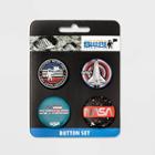 Boys' Nasa 4pk Buttons,