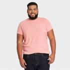 Men's Tall Regular Fit Short Sleeve Crew Neck Novelty T-shirt - Goodfellow & Co Pink