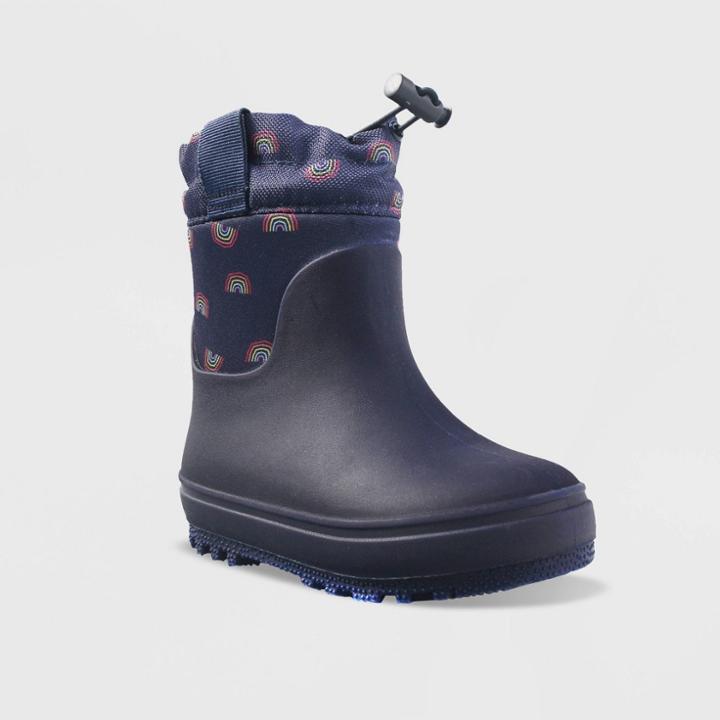 Toddler Girls' Jaren Winter Boots - Cat & Jack Navy 5, Girl's, Blue