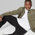 Men's Tall Long Sleeve Curved Hem Hooded T-shirt - Original Use White
