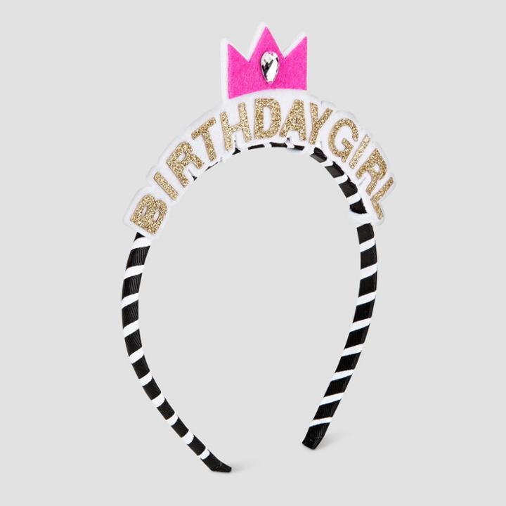Girls' Birthday Girl Headband - Cat & Jack Gold