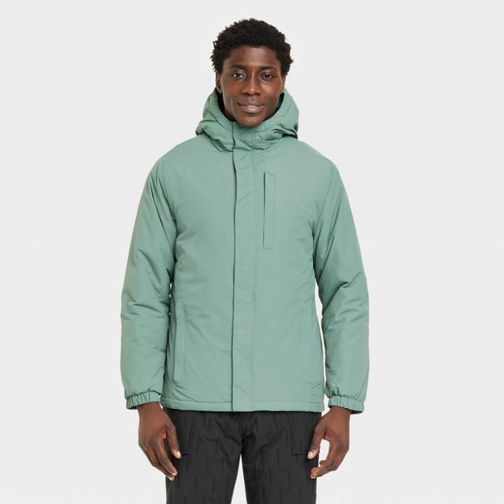Men's Winter Jacket - All In Motion Turquoise Blue