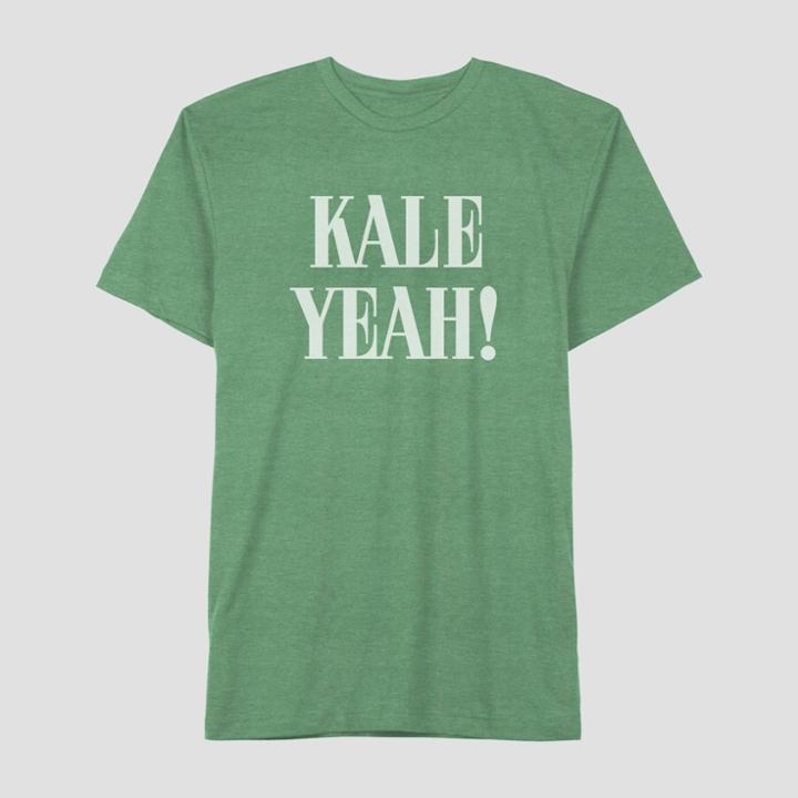 Well Worn Men's Kale Yeah Short Sleeve T-shirt - Kickin Green