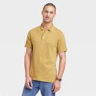 Men's Regular Fit Short Sleeve Polo Shirt - Goodfellow & Co Yellow
