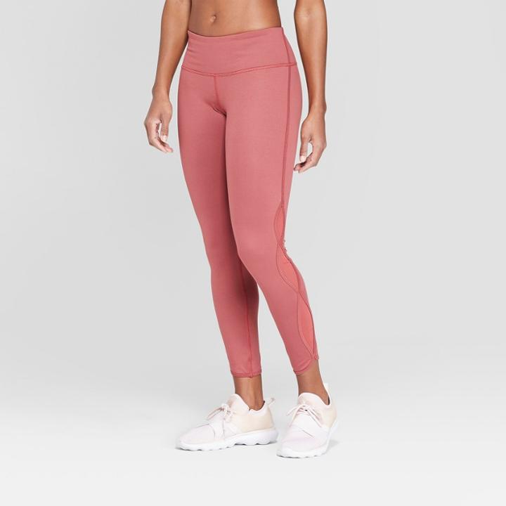 Women's Everyday Mid-rise Keyhole Leggings - C9 Champion Brick Red
