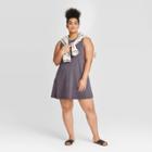 Women's Plus Size Tank Dress - Universal Thread Gray 1x, Women's,