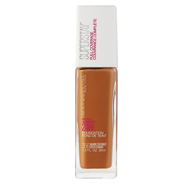 Maybelline Super Stay Full Coverage Foundation Warm Coconut- 1 Fl Oz, Warm White