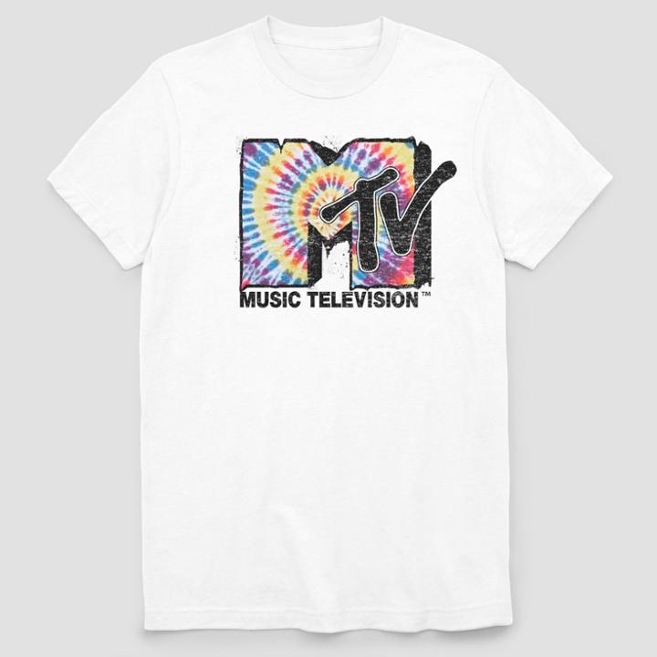 Men's Mtv Short Sleeve Graphic T-shirt White