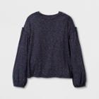 Girls' Long Sleeve Sweater Knit Top - Art Class