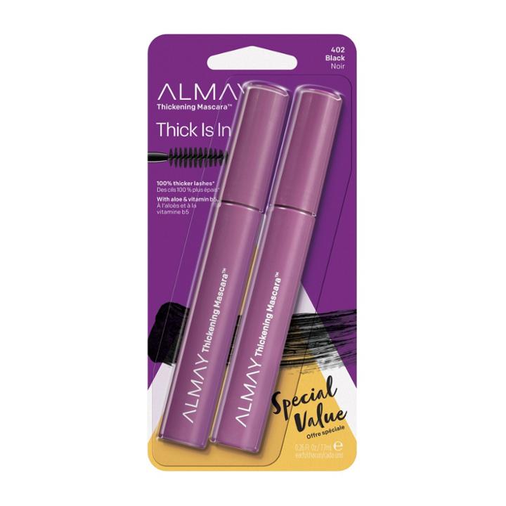 Almay Thickening Mascara Twin Pack 402 Black