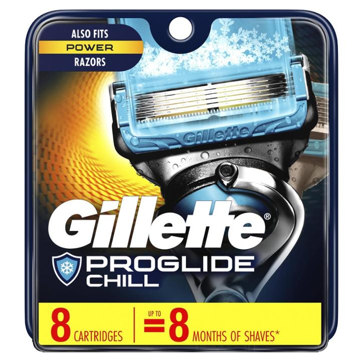 Gillette Proglide Chill Men's Razor Blade Refills