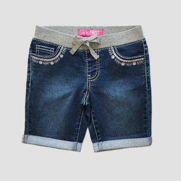 Girls First Girls' Sharon Bermuda Shorts - Midnight Rain Wash
