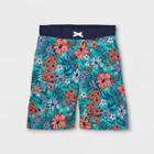 Boys' Floral Print Swim Trunks - Cat & Jack Orange