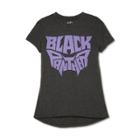 Women's Marvel Black Panther Short Sleeve Graphic T-shirt (juniors') Charcoal