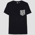 Junk Food Men's Mickey Mouse Vintage Pocket Short Sleeve T-shirt - Black