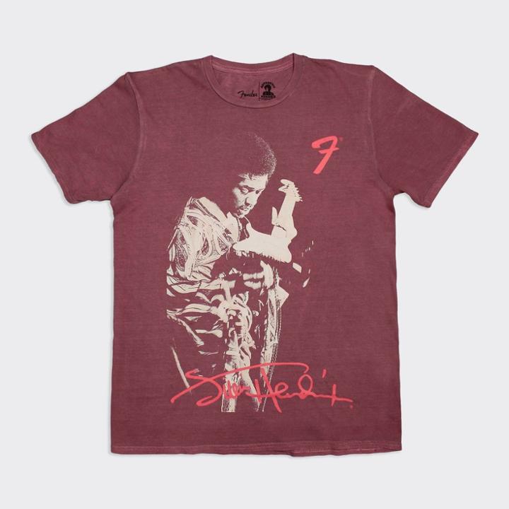 Women's Jimi Hendrix Oversized Short Sleeve Graphic T-shirt - Dark Wash