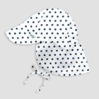 Green Sprouts Toddler Polka Dot Floppy Swim Hat - White