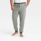 Men's Tall Double Weave Jogger Pajama Pants - Goodfellow & Co Olive Xlt, Green Green