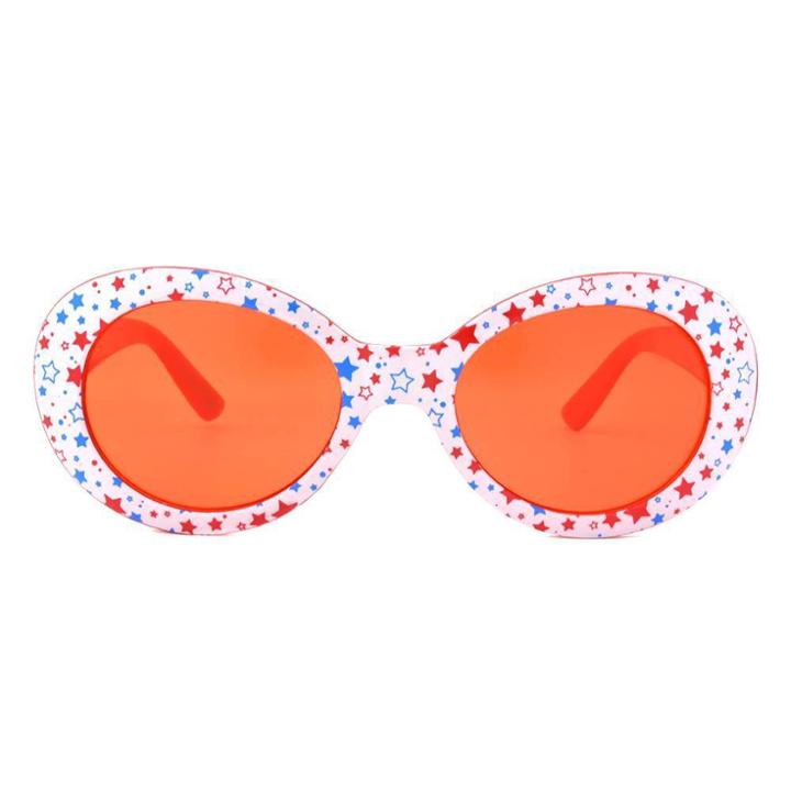 Women's Americana Oval Polka Dot Stars Sunglasses - Wild Fable,