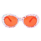 Women's Americana Oval Polka Dot Stars Sunglasses - Wild Fable,