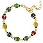 Target Ellen 18k Gold Overlay Enamel Children's Ladybug Link Bracelet, Girl's,