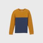 Boys' Long Sleeve Thermal T-shirt - Cat & Jack Navy