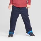 Toddler Boys' Straight Fit Chino Pants - Cat & Jack Navy 12m, Boy's, Blue