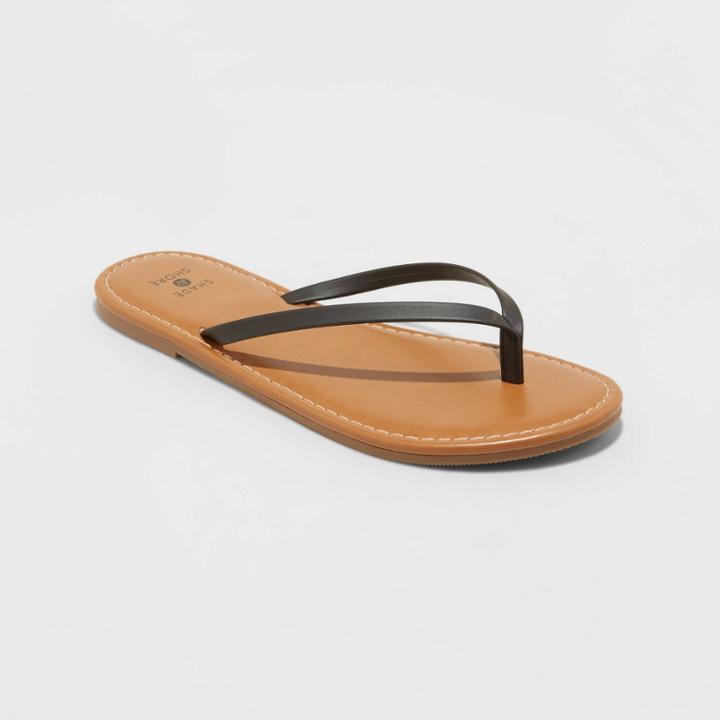 Shade & Shore Women's Ava Skinny Strap Flip Flop Sandals - Shade &