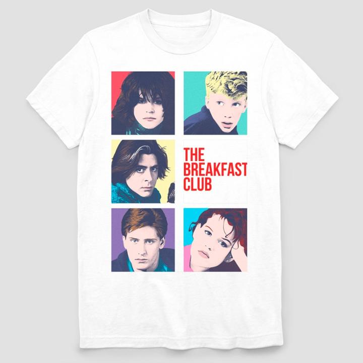 Men's The Breakfast Club Short Sleeve Graphic T-shirt - White