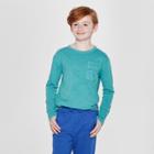 Boys' Long Sleeve T-shirt - Cat & Jack Green