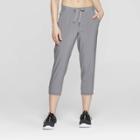 Women's Woven Mid-rise Capri Leggings - C9 Champion Dark Grey