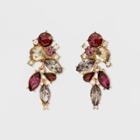 Round And Marquis Stone Drop Earrings - A New Day,