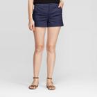 Women's 3 Chino Shorts - A New Day Navy