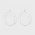 Double Circle Hoops Earrings - A New Day
