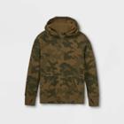 Boys' Fleece Hooded Sweatshirt - All In Motion Green