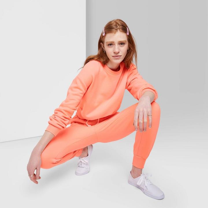 Women's Sweatshirt - Wild Fable Coral