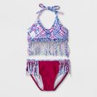 Girls' Colors Kaleid Bikini Set - Art Class Plum
