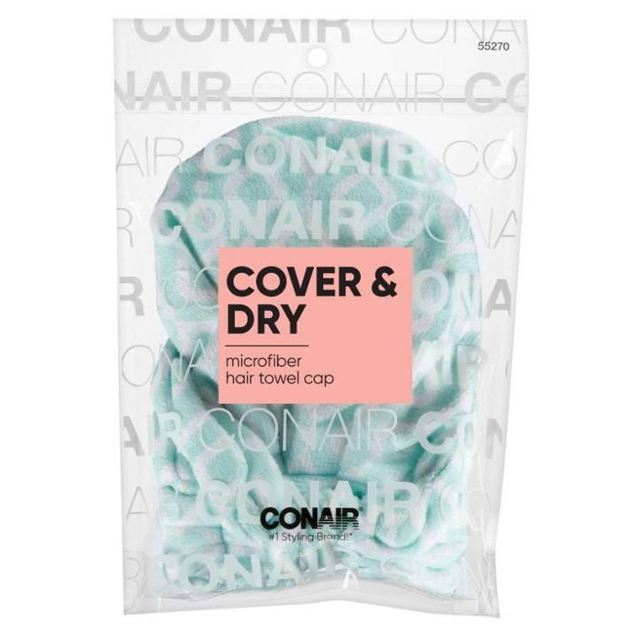 Conair Microfiber Hair Towel Cap