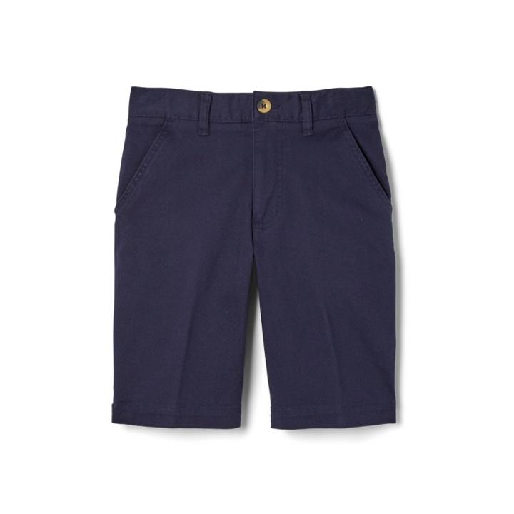 French Toast Boys' Uniform Chino Shorts - Navy