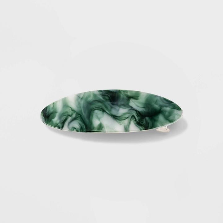 Marbled Hair Barrette - A New Day Green