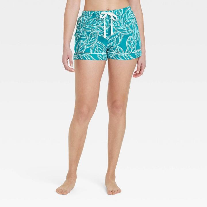 Women's Simply Cool Pajama Shorts -stars Above Jade