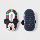 Disney Toddler Boys' Mickey Mouse Slipper Socks - White