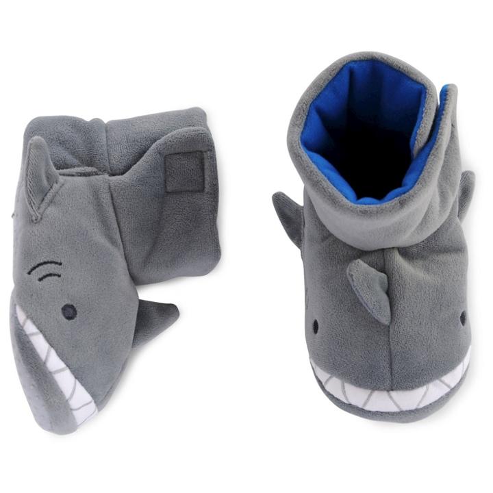 Toddler Boys' Shark Slipper Cat & Jack - Gray 2t-3t, Gray White