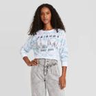 Women's Friends Long Sleeve Graphic T-shirt - Blue Wash