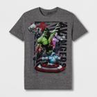 Marvel Men's Avengers Short Sleeve Graphic T-shirt - Grey