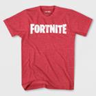 Mad Engine Boys' Fortnite Logo Short Sleeve Graphic T-shirt - Red