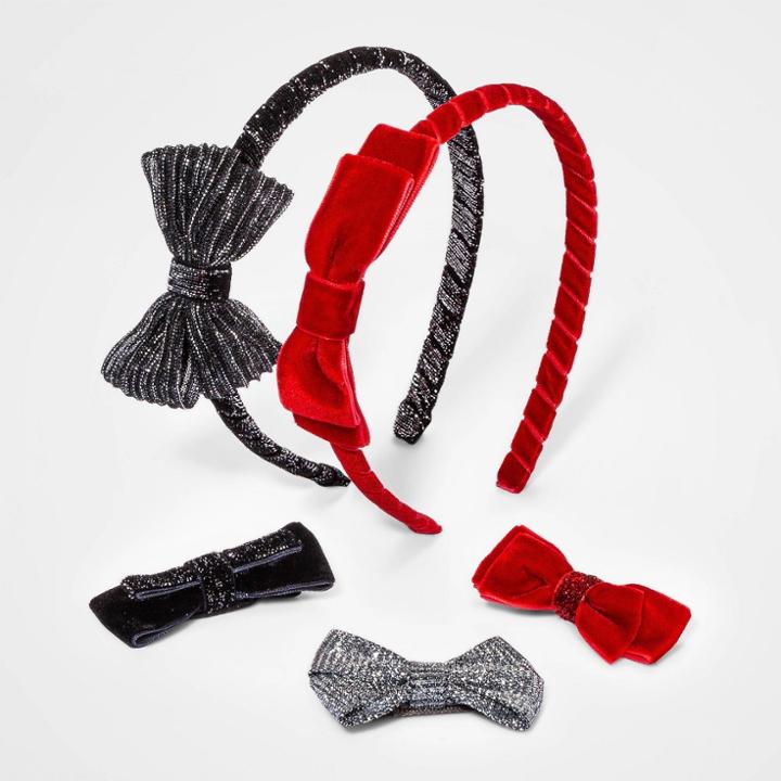 Toddler Girls' Headband Clip Set - Cat & Jack