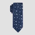 Men's Mina Floral Print Tie - Goodfellow & Co Navy